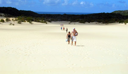 Fraser Island - the hammerstone sand blow photo