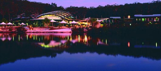 Kingfisher Bay Resort - At Night - Fraser Island